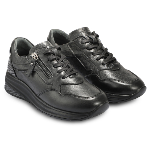 MISHA-G Kadın Deri Ayakkabı Siyah - 3