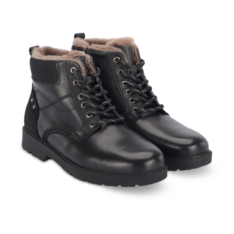 RADO-G Erkek Deri Bot Siyah - Forelli (1)