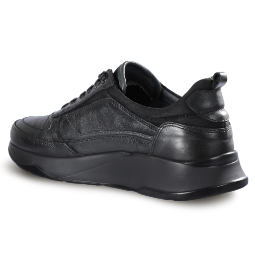 MOZO-G Erkek Deri Ayakkabı Siyah - Forelli (1)