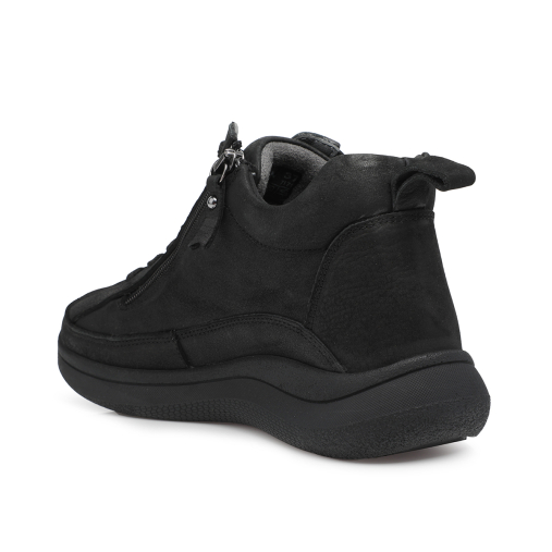 NEVA-G Kadın Deri Ayakkabı Siyah Nubuk - 2