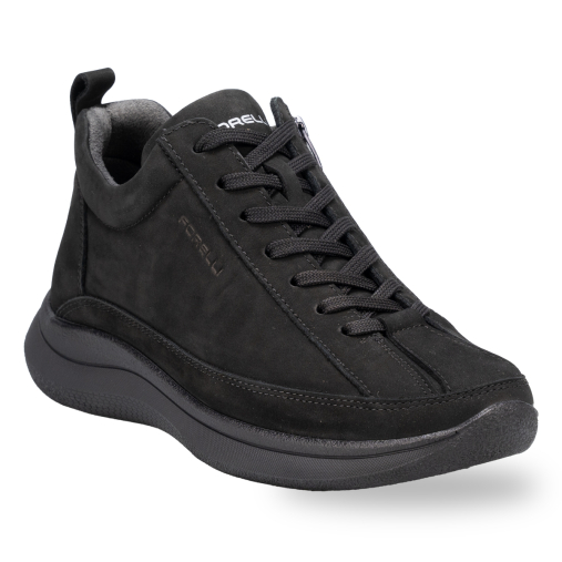 NEVA-G Kadın Deri Ayakkabı Siyah Nubuk - 2