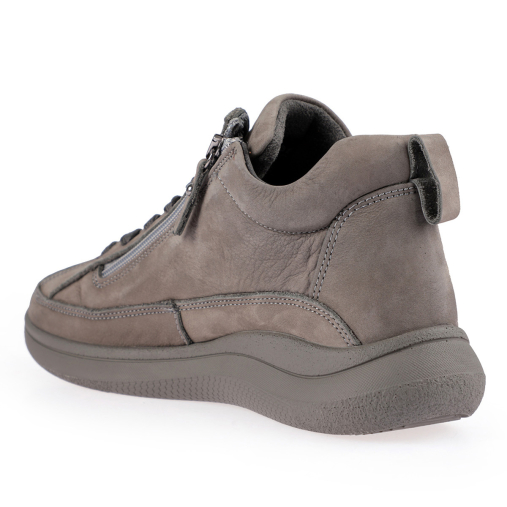 NEVA-G Kadın Deri Ayakkabı Taş Nubuk - 3