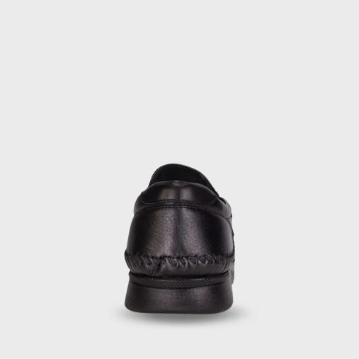 NEVER-H Erkek Deri Ayakkabı Siyah - 3