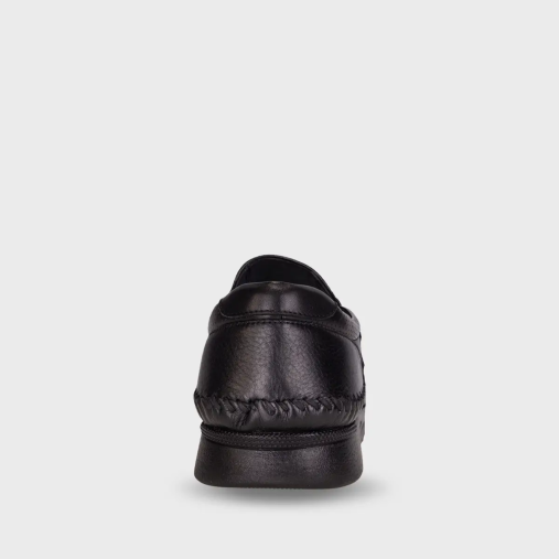 NEVER-H Erkek Deri Ayakkabı Siyah - 3