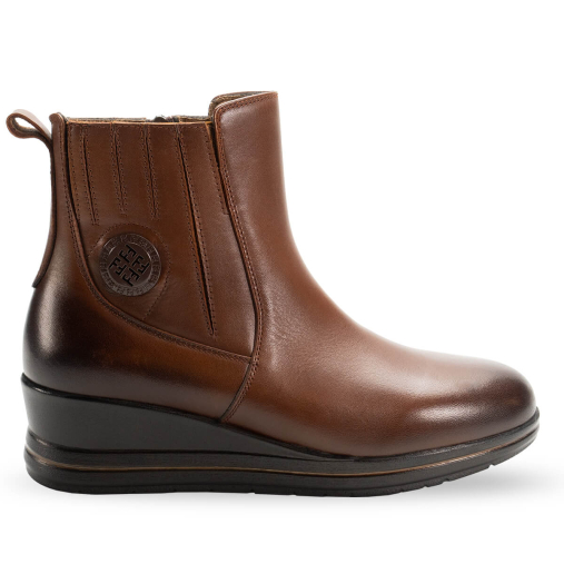 NOOSA-H Kadın Deri Bot Taba - 1