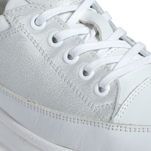 OLGA-G Kadın Deri Ayakkabı Beyaz - 4