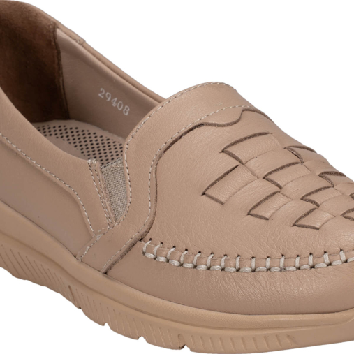 OLIVIA-H Kadın Deri Ayakkabı Açık Vizon - 5