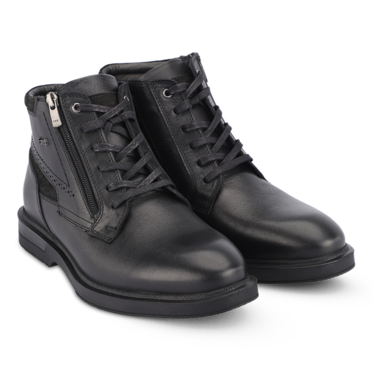 OWEN-G Erkek Deri Bot Siyah - Forelli (1)