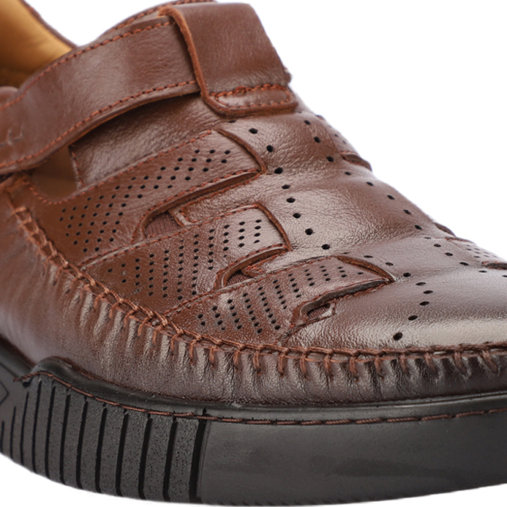 PEDRO-H Erkek Deri Ayakkabı Taba - 4