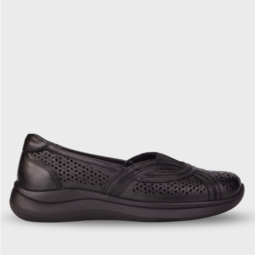 Forelli PERGE-G Kadın Comfort Ayakkabı Siyah - 1