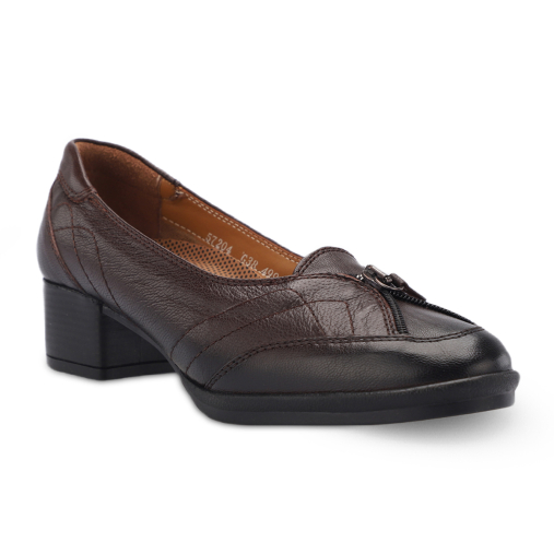 PERLA-G Kadın Deri Ayakkabı Kahve - Forelli