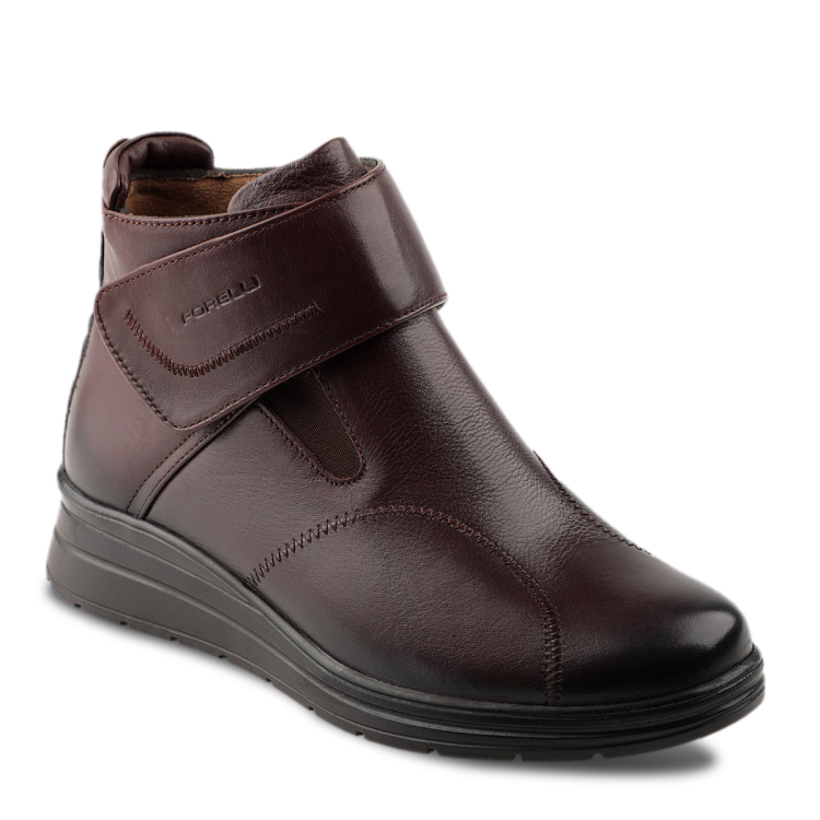 PEYKAN-H Kadın Deri Hallux Bot Kahve - Forelli