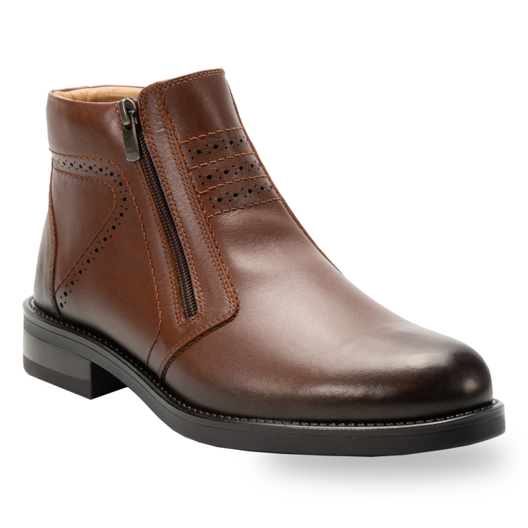 PIEL-H Erkek Deri Bot Taba - Forelli (1)