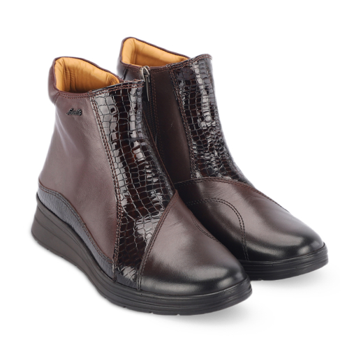 PINNOS-H Kadın Deri Hallux Bot Kahve - Forelli (1)