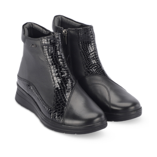 PINNOS-H Kadın Deri Hallux Bot Siyah - Forelli (1)