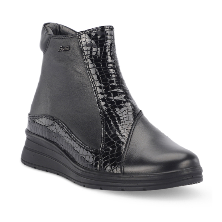 PINNOS-H Kadın Deri Hallux Bot Siyah - Forelli