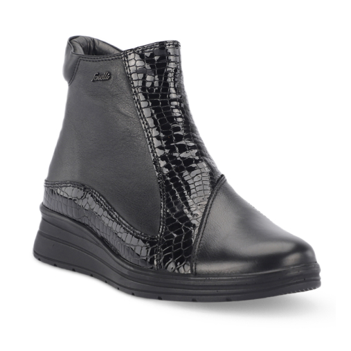 PINNOS-H Kadın Deri Hallux Bot Siyah - Forelli