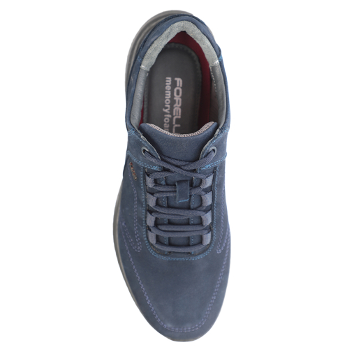 Forelli PLUS-G Erkek Comfort Ayakkabı Lacivert Nubuk - 5