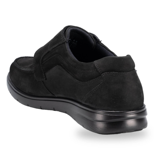 PULSE-K Erkek Deri Ayakkabı Siyah Nubuk - 3