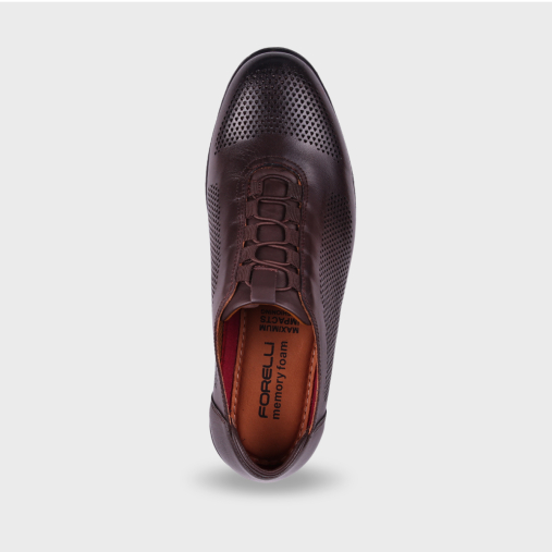 RAFAEL-H Erkek Deri Ayakkabı Kahve - 7