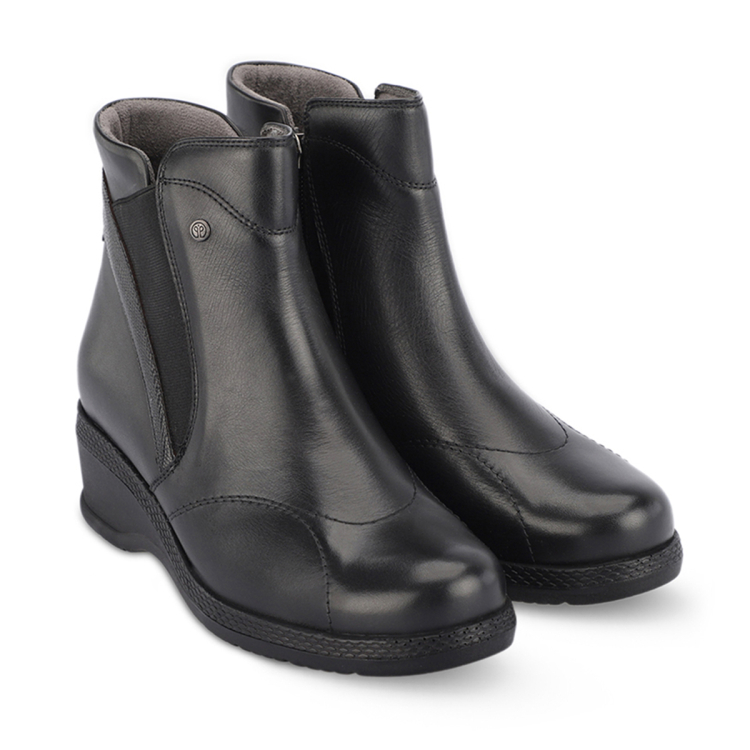 RENA-K Kadın Deri Bot Siyah - Forelli (1)