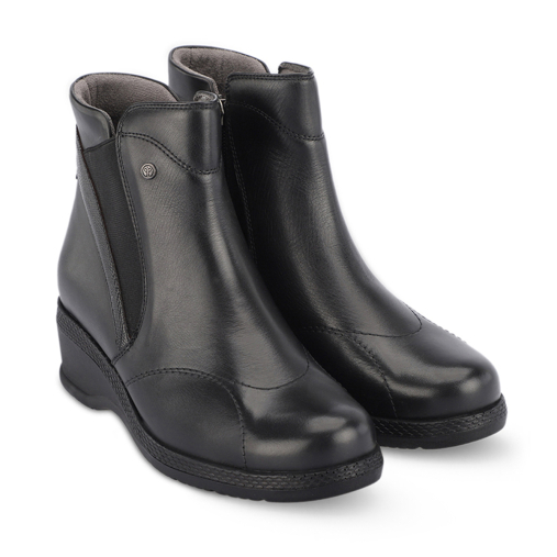 RENA-K Kadın Deri Bot Siyah - Forelli (1)