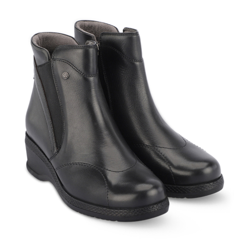 RENA-K Kadın Deri Bot Siyah - Forelli (1)