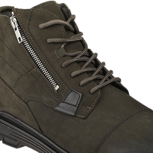 RENZO-G Erkek Deri Bot Haki - 4