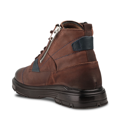 RENZO-G Erkek Deri Bot Kahve - 2