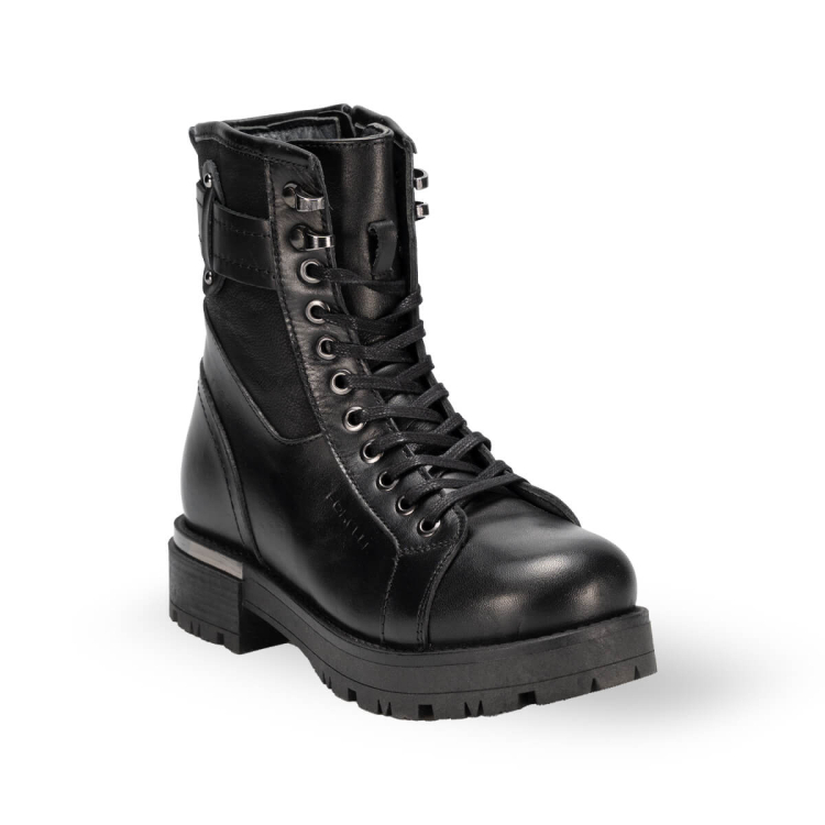 REX-G Kadın Kürklü Bot Siyah - Forelli (1)