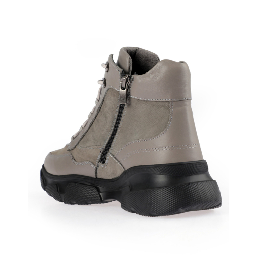 ROPER-G Kadın Deri Bot Gri - 3