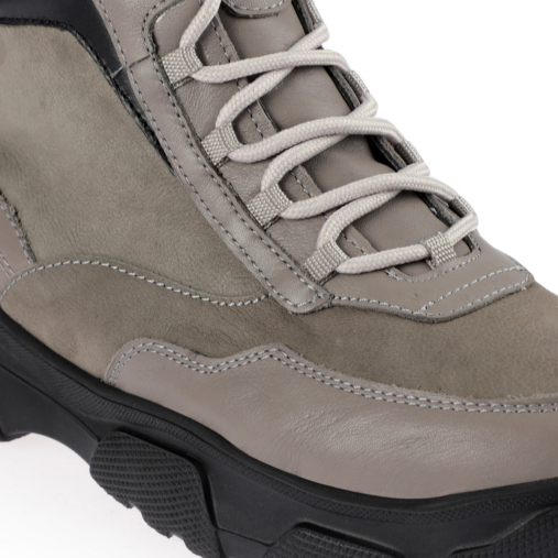 ROPER-G Kadın Deri Bot Gri - 4