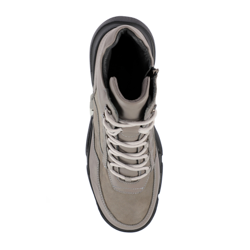 ROPER-G Kadın Deri Bot Gri - 5