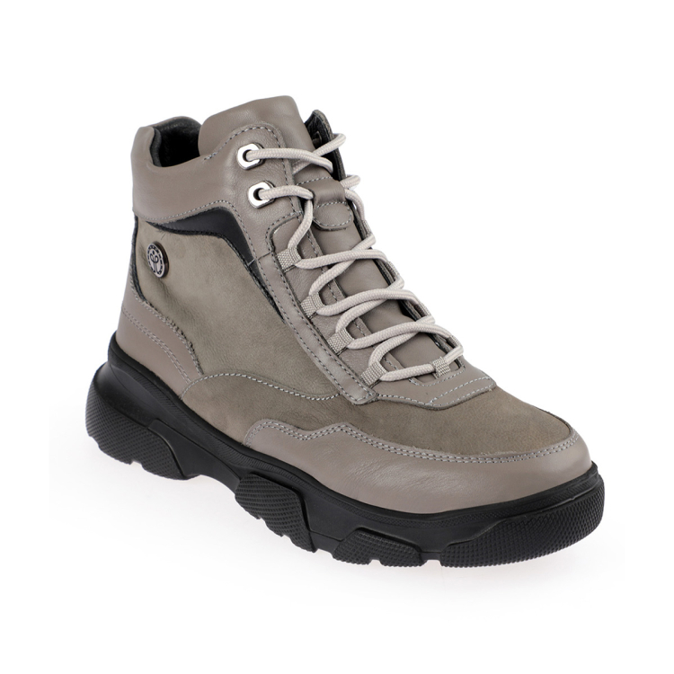 ROPER-G Kadın Deri Bot Gri - Forelli