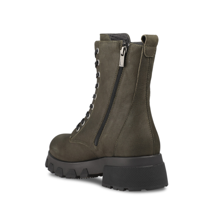 ROZWEST-G Kadın Deri Bot Haki - Forelli (1)