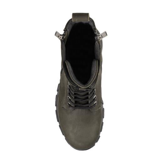 ROZWEST-G Kadın Deri Bot Haki - 5