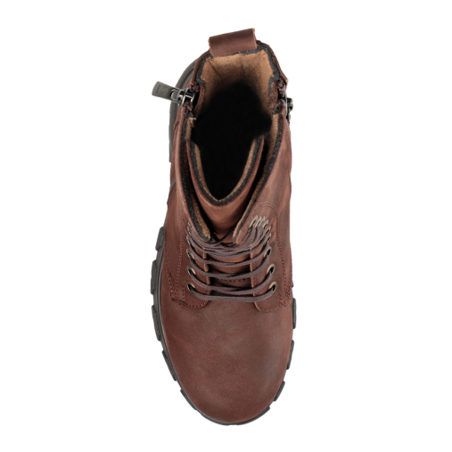 ROZWEST-G Kadın Deri Bot Kahve - 5