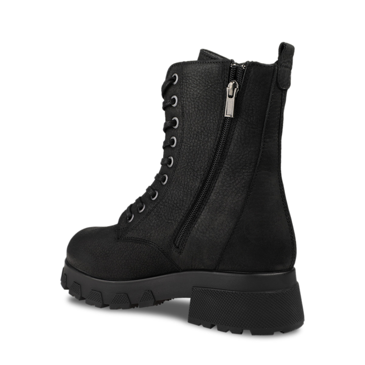 ROZWEST-G Kadın Deri Bot Siyah - Forelli (1)