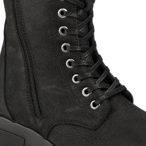 ROZWEST-G Kadın Deri Bot Siyah - 4