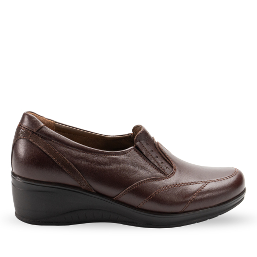 RUBY-G Kadın Deri Ayakkabı Kahve - 1