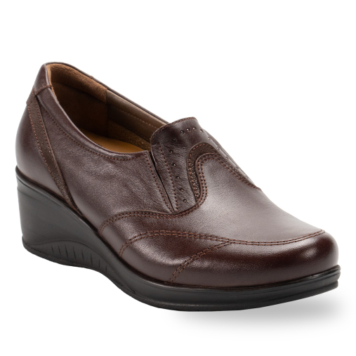 RUBY-G Kadın Deri Ayakkabı Kahve - Forelli (1)