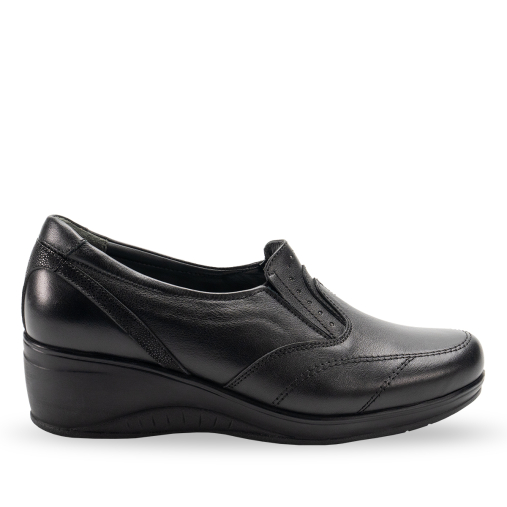 RUBY-G Kadın Deri Ayakkabı Siyah - 1