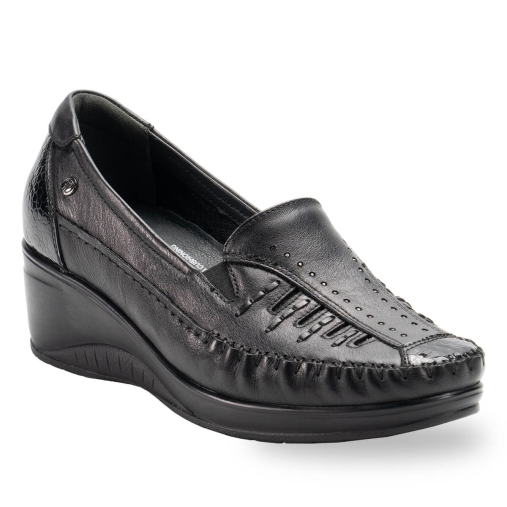 SAHRA-G Kadın Deri Ayakkabı Siyah - 2