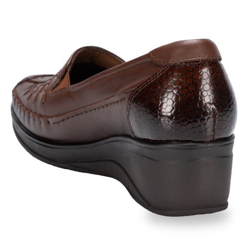 SAHRA-G Kadın Deri Ayakkabı Taba - 3