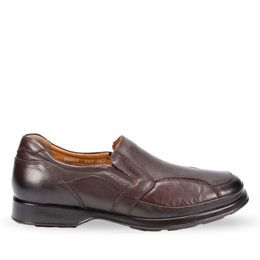 SAVEN-H Erkek Deri Hallux Ayakkabı Kahve - 1