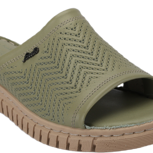 SOFIA-G Kadın Deri Terlik Avakado - 4