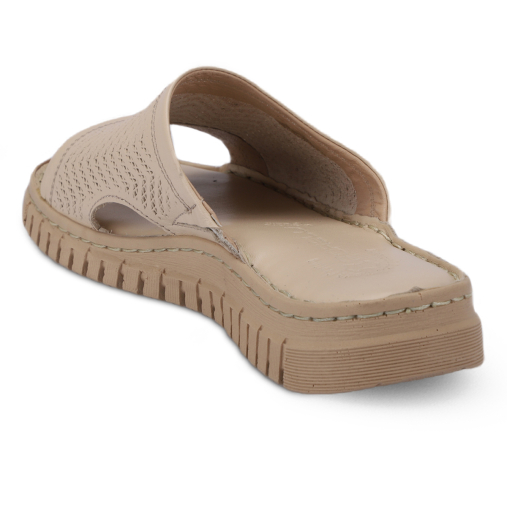 SOFIA-G Kadın Deri Terlik Bej - 3