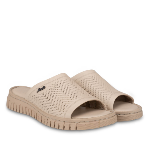 SOFIA-G Kadın Deri Terlik Bej - 3