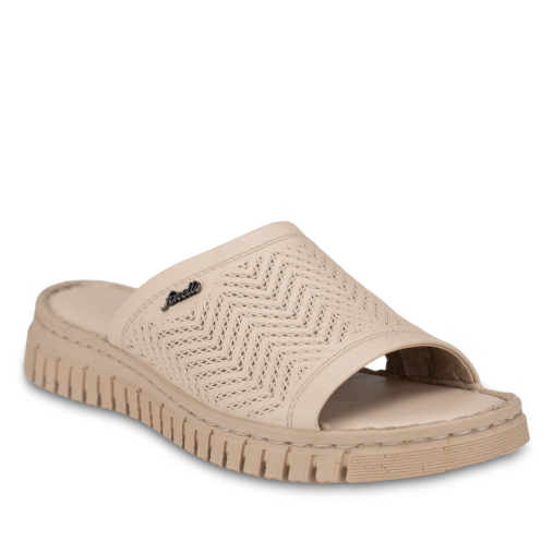 SOFIA-G Kadın Deri Terlik Bej - 4