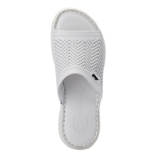 SOFIA-G Kadın Deri Terlik Beyaz - 5